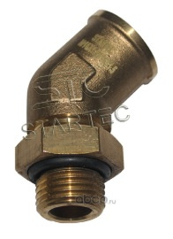 Фитинг внутрен/наружн резьба угловой 45 градусов M22x1,5 F16x1,5 ; INF.11.M22F16L45 фото 135952