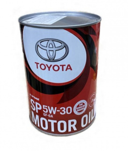 TOYOTA Motor Oil 5w30 SP, GF-6A  1 л (масло синтетическое) Япония, Железная банка 0888013706 фото 116376