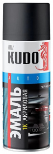 KUDO KU-5232.5 Черная матовая акрил  спрей   0,52 л фото 113011