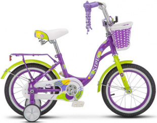 STELS Велосипед Jolly 14" (9,5" Фиолетовый) арт. V010 фото 116516