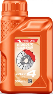 Petrol Ofisi Dot 4,FMVSS No.116 ISO 4925 SAE J 1703 Синтетическая тормозная жидкость, 0.5 л фото 132952