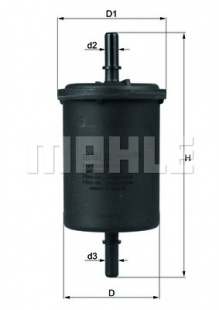 MAHLE Фильтр топливный погружной KL 416/1 Z0322 (WK 6002) фото 110282