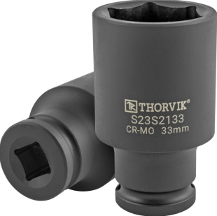 Головка торцевая ударная глубокая 1/2"DR, 33 мм, S23S2133 фото 135041