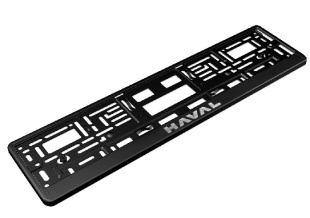 Рамка с защелкой СТД HAVAL серебро 112/1-STD-HA фото 127688