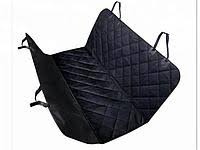 Гамак для перевозки живот на заднее сиденье авто, размер 220*150, с фастексом, стег, цв. чер АГфаст  фото 125671