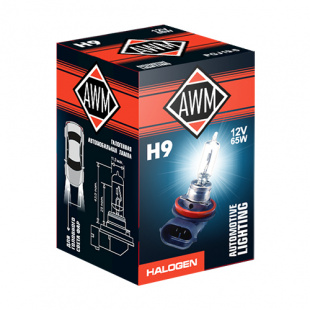 H9 12v65w AWM 10 шт лампа галогенная  (PGJ19-5) фото 102370