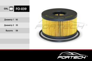 FO-039    FORTECH Ф\ масл\КАТР\1088179     FORD Mondeo III (00-07), Transit 2000 (00-06)  ( HU920x) фото 90675