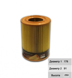 FA-024-B   FORTECH Ф\ возд\31051109013    ГАЗЕЛЬ инжектор ЗМЗ 406,УАЗ ПАТРИОТ (ВЫСОКИЙ) 250.0 x178.0 фото 113882