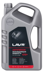 LAVR Охлаждающая жидкость ANTIFREEZE G12+  5 кг (красный)  LN1710 фото 130871