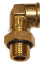 Фитинг c контргайкой и уплотнением угловой М16х1,5 F16x1,5 , INF.11.M16F16L2
