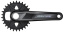 Система Shimano Deore, FC-M6100, 32T, 1x12 скоростей, 170мм, интегрированный вал, черная.