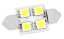 Автолампа диод T11 (C5W) 12V 4SMD диод с цок. 31мм. SKYWAY белая К-Т 2ШТ S08201170