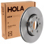 HD946, HOLA, Тормозной диск, вентилируемый, передний, RENAULT Arkana I, Duster I (HS) 1.6 (+ESP), 2.