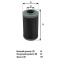 Фильтр гидравлический OGH 1089 \КАТР\F058437\GOODWILL  (P765281) (HF35198) (SAK. H-7602) (127x69x32)