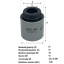 Фильтр масляный OG 118 HQ \03C115561B\GOODWILL   VOLKSWAGEN,SKODA  (MANN. W712/90, W712/93, W712/94)