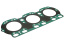 Прокладка ГБЦ для ЯМЗ-236Д (НЕ,БЕ,НЕ2,БЕ2,6563) (резина зел. МБС.) н/о мет. общая ГОСТ