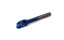 Вилка для трюкового самоката 100мм х1-1/8", стальная, резьбовая, шток 200мм, матовая синяя 9893 t('фото') 0