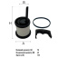 Фильтр топливный FG 226 \КАТР\8W0127434\GOODWILL   AUDI A4 (15-) A6 (4A_/C8) A7  (MANN. PU7008z KIT)
