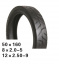 Покрышка для колясок HOTA 50x160 слик черная (30) t('фото') 0