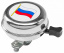 Велосипедный звонок 54BF-01 с российским флагом сталь хром арт. 210210 t('фото') 0
