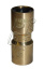 Фитинг латунный  с пласт. вставкой прямой 15х1,5 INF.21.15