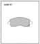 Дисковые передние тормозные колодки Allied Nippon ADB3757