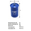 Фильтр топливный FG 201 \447133511\GOODWILL   ГАЗ (ГАЙКА)  (MANN. WK834/1, WK853)  M 14X1.5,M 12X1.5
