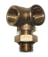 Фитинг c контргайкой и уплотнением угловой М22х1,5 F16x1,5 , INF.11.M22F16L2
