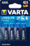 Эл-т питания VARTA LONGLIFE POWER AAA 4*BL  мизинчиковые