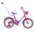 Велосипед Black Aqua Princess 12"; 1s, с ручкой (фиолетовый-розовый) KG1202