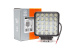 Фара LED доп., квадратная 110*65*140, направ. свет, 25 LED, крепление по центру, 75 Вт, 10-30 В АЕ