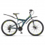STELS Велосипед Focus MD 21-sp 27,5" (19" Синий/неоновый-зеленый), арт. V010