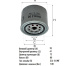 Фильтр масляный OG 218 HQ \1266286\GOODWILL    ЛАДА ПРИОРА,КАЛИНА  (SAK. C-7926)  (MANN. W917)