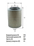 Фильтр воздушный AG 1017 \281305A500\GOODWILL    HYUNDAI HD72/78 (ЕВРО-3) (FA-014M)  (SAK. A-28650)