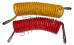 Перекидка воздушная 7,5 метра 12х9 красная M16x1,5 материал Polyurethane INF.10.166