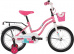 Велосипед NOVATRACK 12" TETRIS розовый,тормоз нож.,крылья цвет.,багажник 140626/146626
