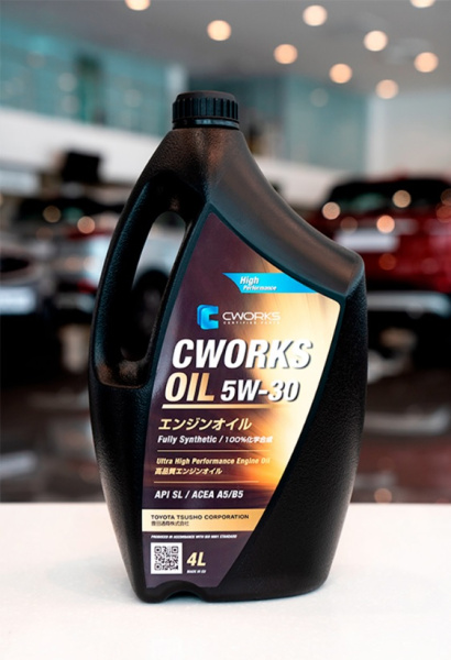 CWORKS OIL 5W30 A5/B5 4 л (масло синтетическое) :: Моторные масла ...
